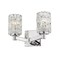 Z-Lite Aubrey 2 Light Vanity, Chrome & Clear 1931-2V-CH - alternate 2